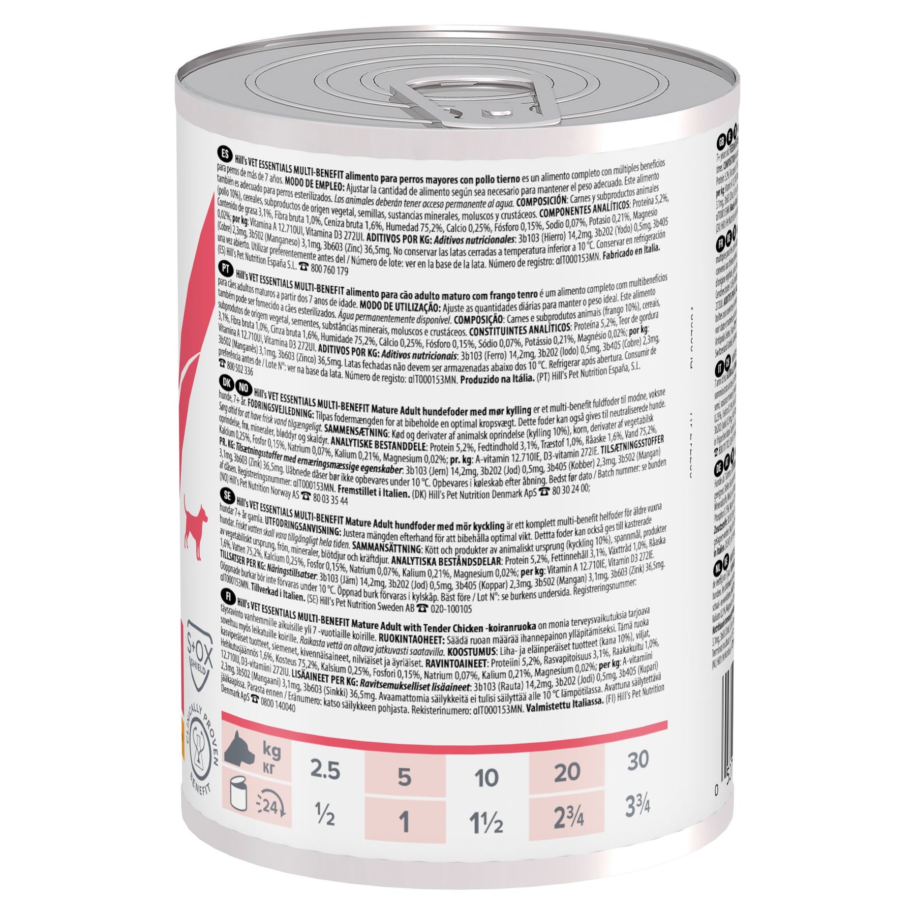 MULTI-BENEFIT Mature Adult Hundefutter mit Huhn Packshot