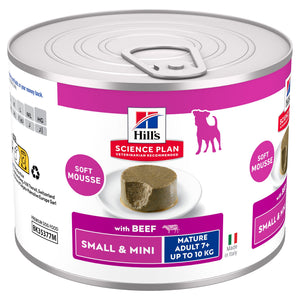 Small & Mini Mousse für Hunde mit Rind Packshot