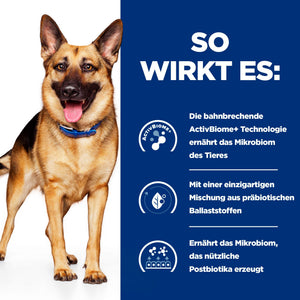 Gastrointestinal Biome Nassfutter für Hunde mit Huhn How It Works