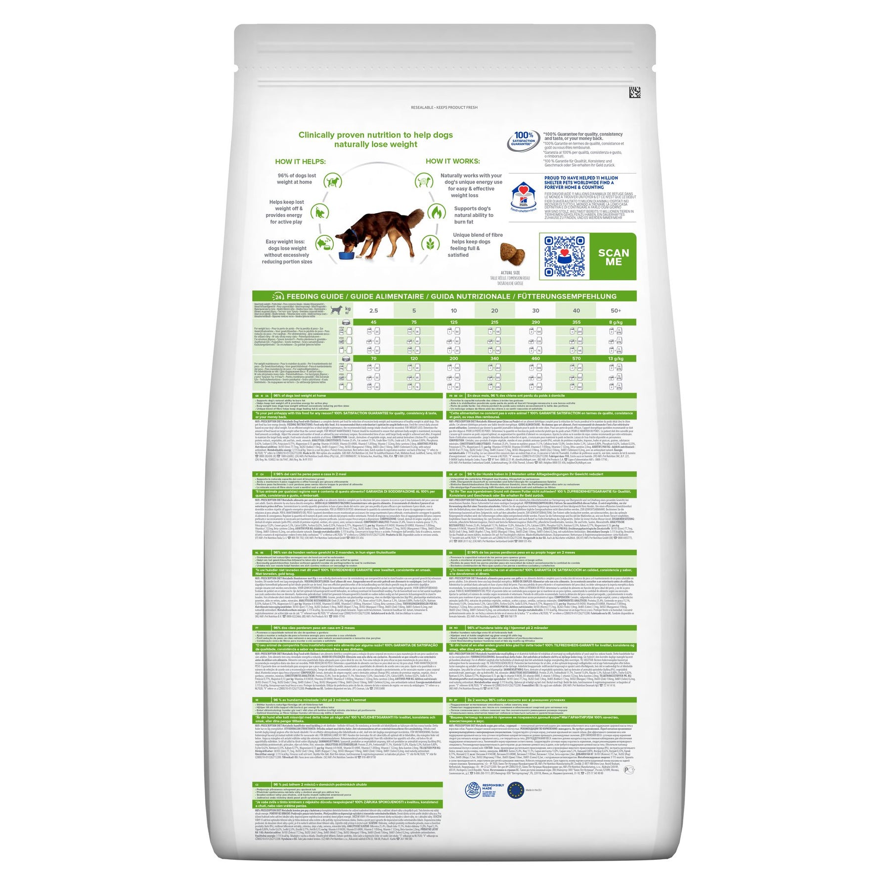 Metabolic Hunde Trockenfutter Huhn Packshot