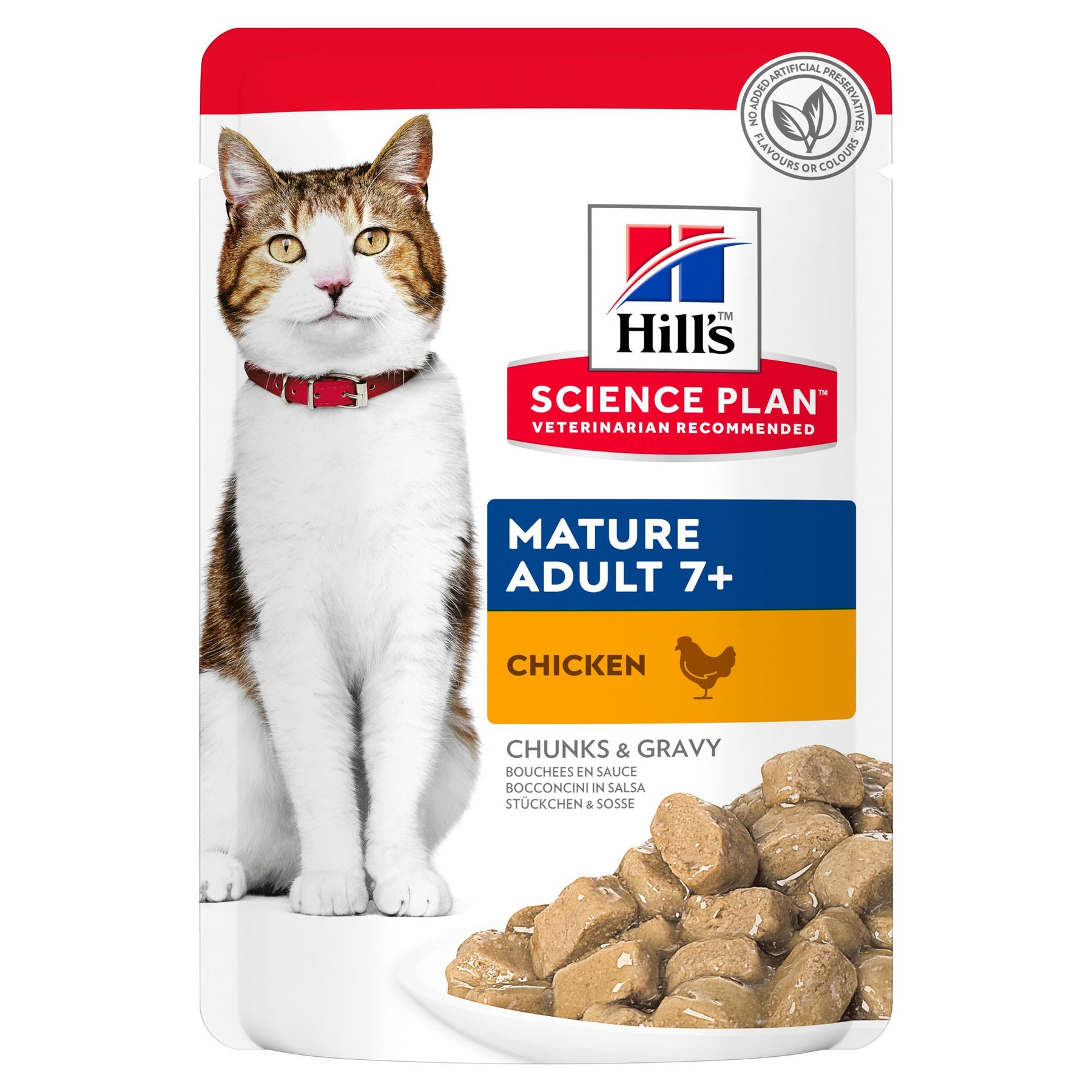 Mature Adult 7+ Nassfutter Katzen Huhn Packshot