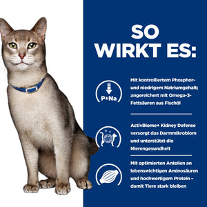 k/d Nassfutter für Katzen mit Huhn How It Works