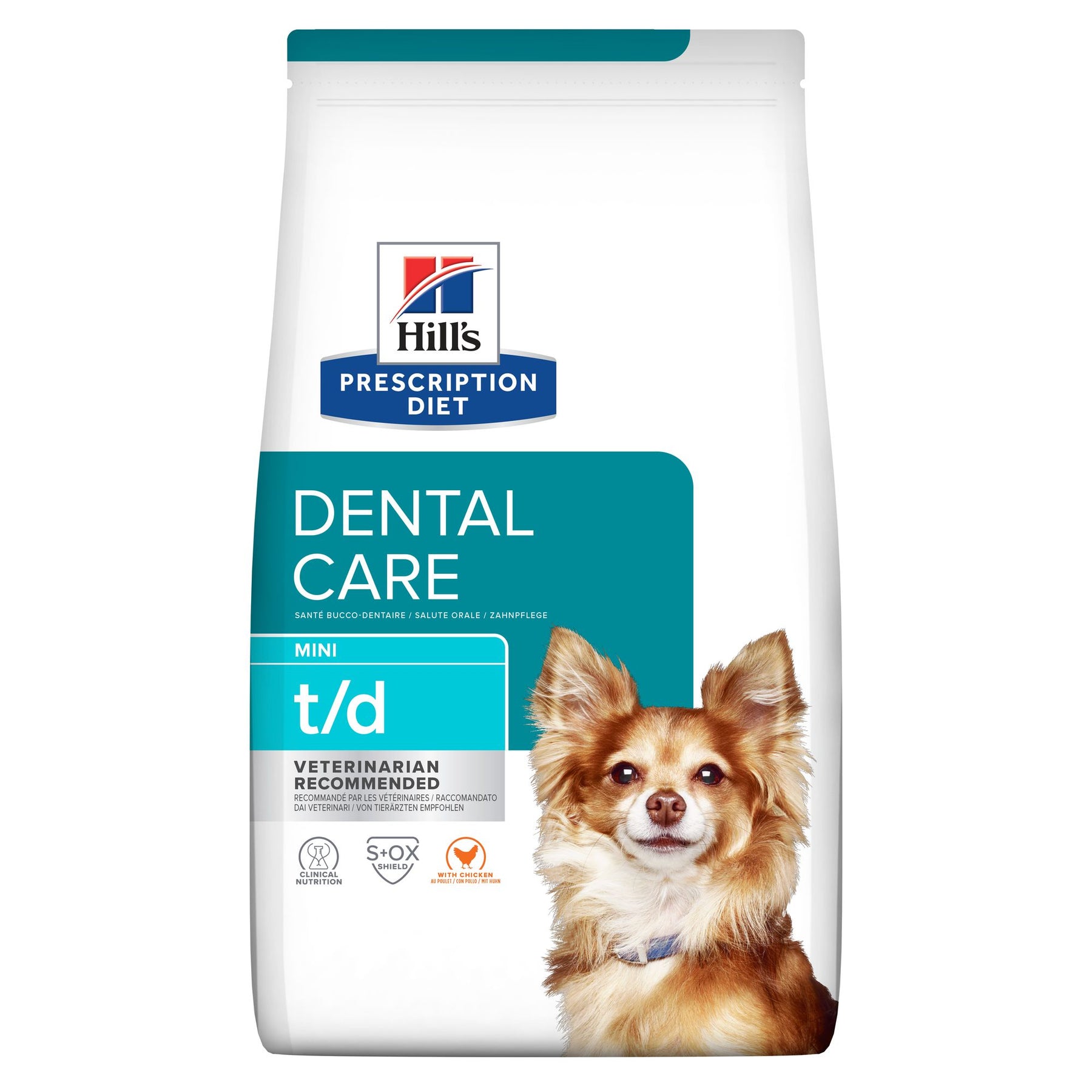 t/d Mini Hundefutter mit Huhn Packshot