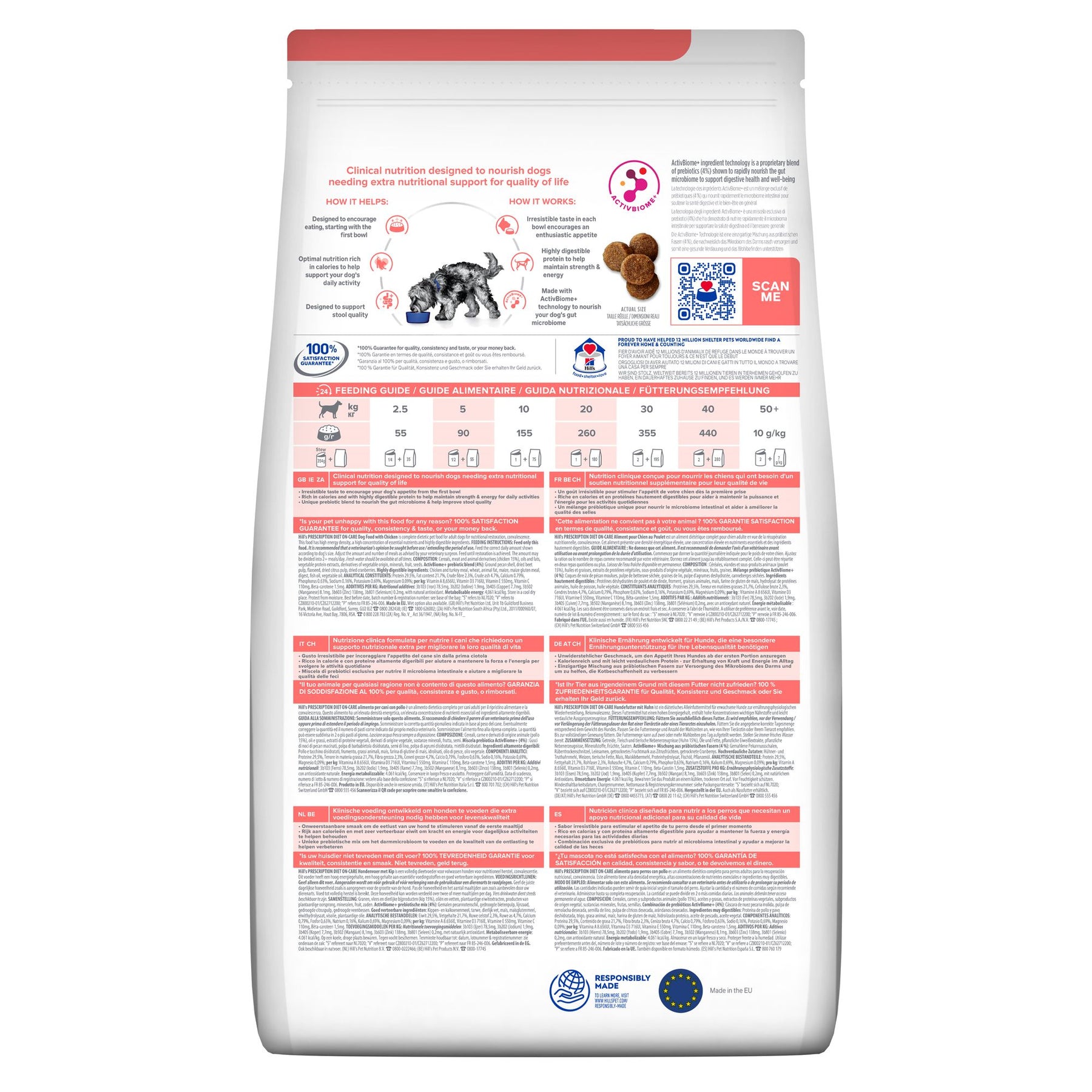 ON-Care Hunde Trockenfutter mit Huhn Packshot