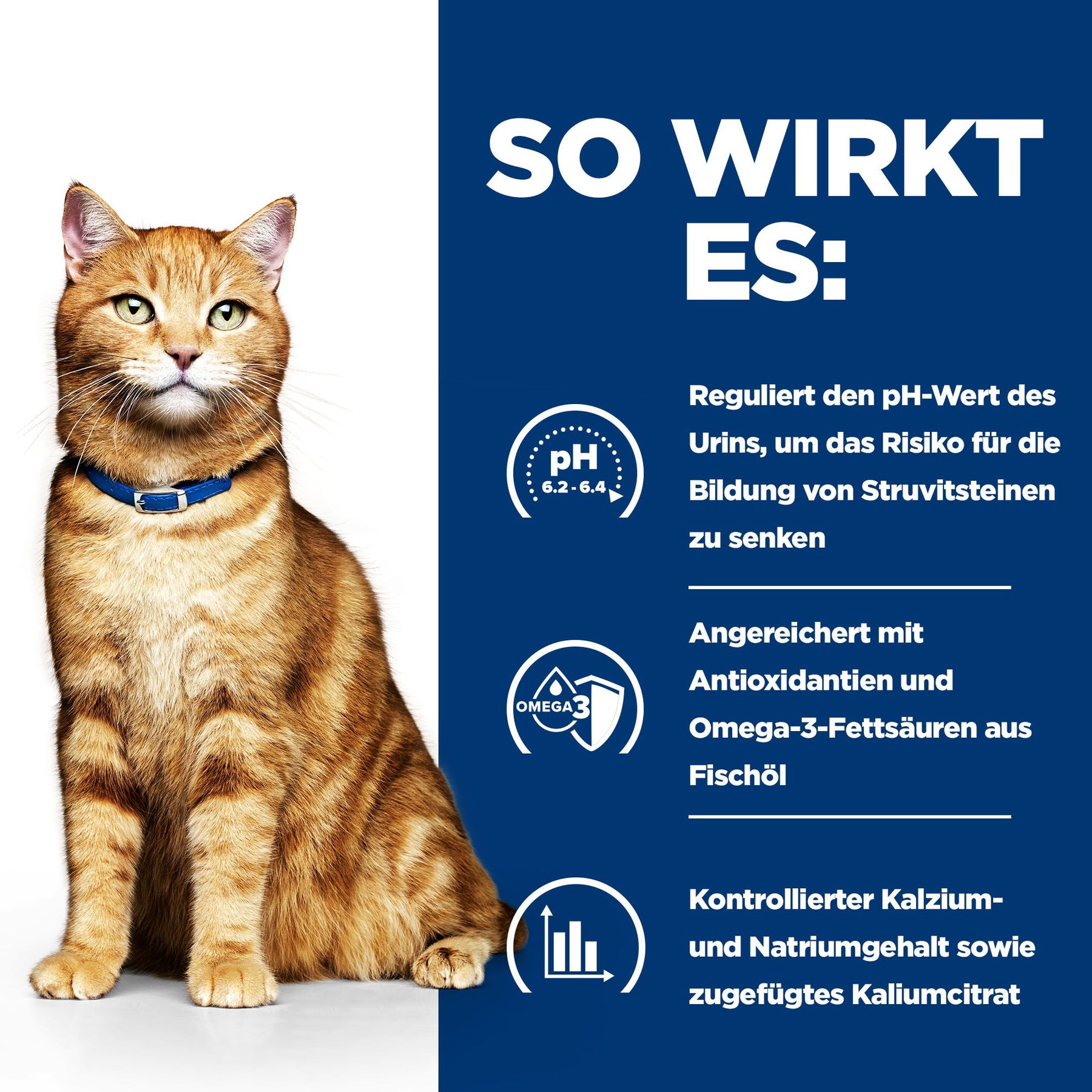 c/d Multicare Katzenfutter mit Huhn How It Works
