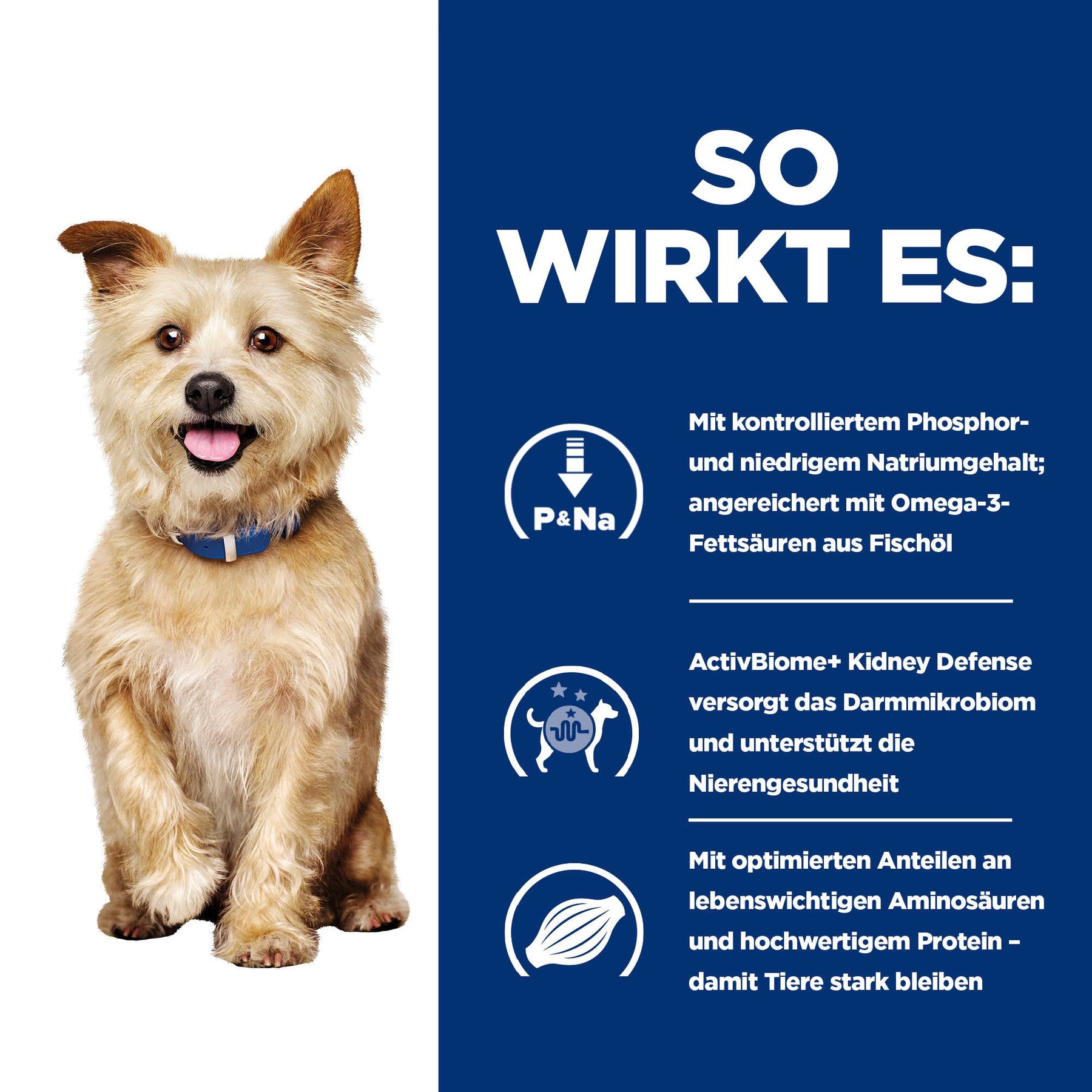 k/d Nassfutter für Hunde mit Huhn How It Works