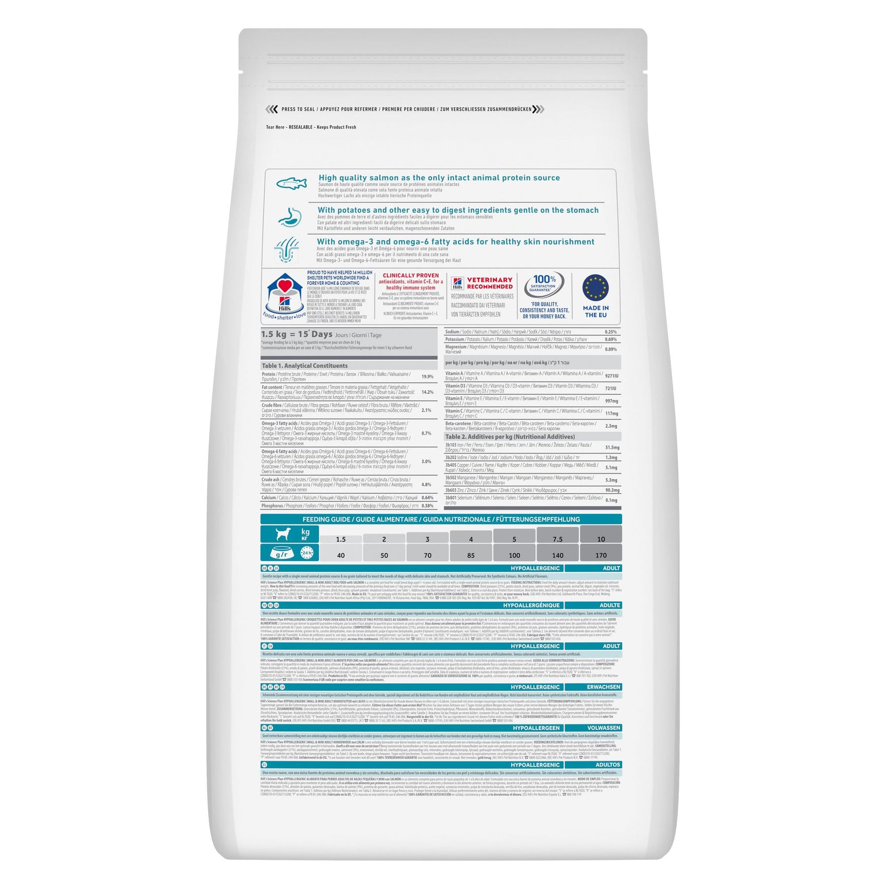 Hypoallergenic Small & Mini Hundefutter Packshot