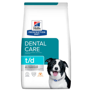 t/d Trockenfutter für Hunde mit Huhn Packshot