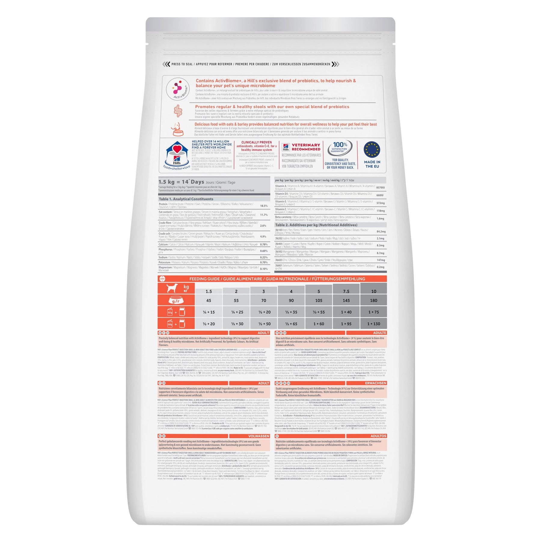 Perfect Proteinhydrolysation Small & Mini Adult Hundefutter Packshot