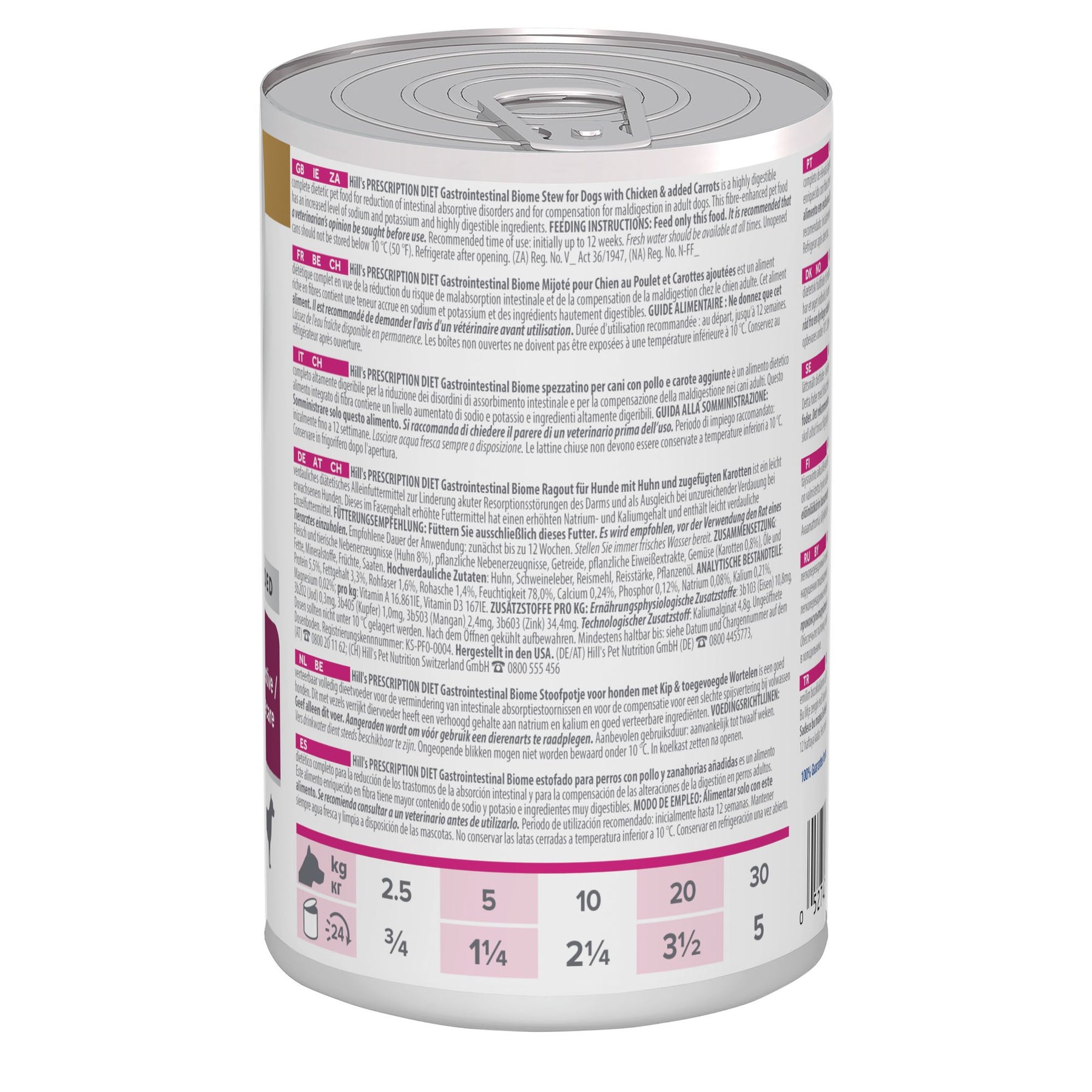 Gastrointestinal Biome Hunde Ragout Packshot