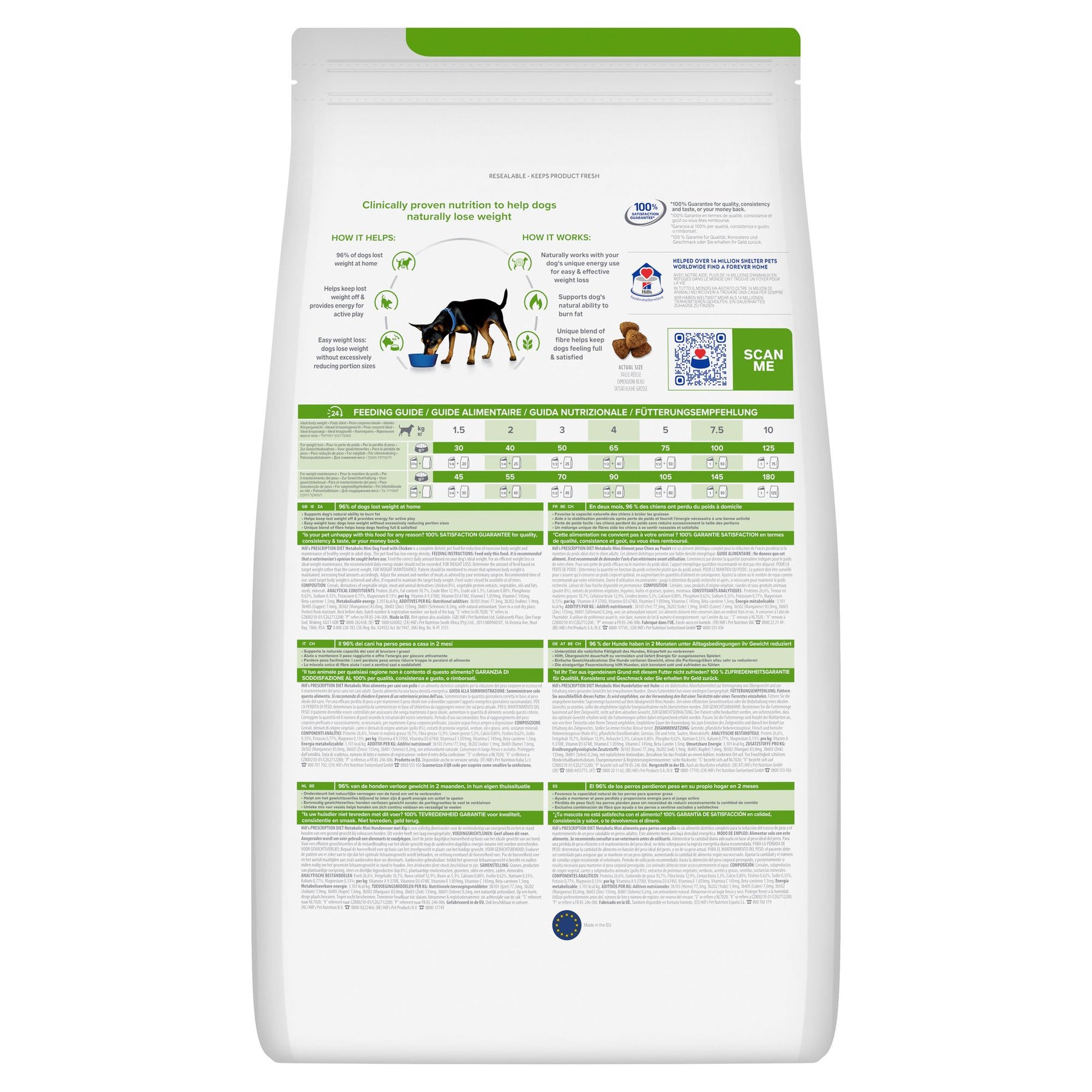 Metabolic Mini Hundefutter Packshot