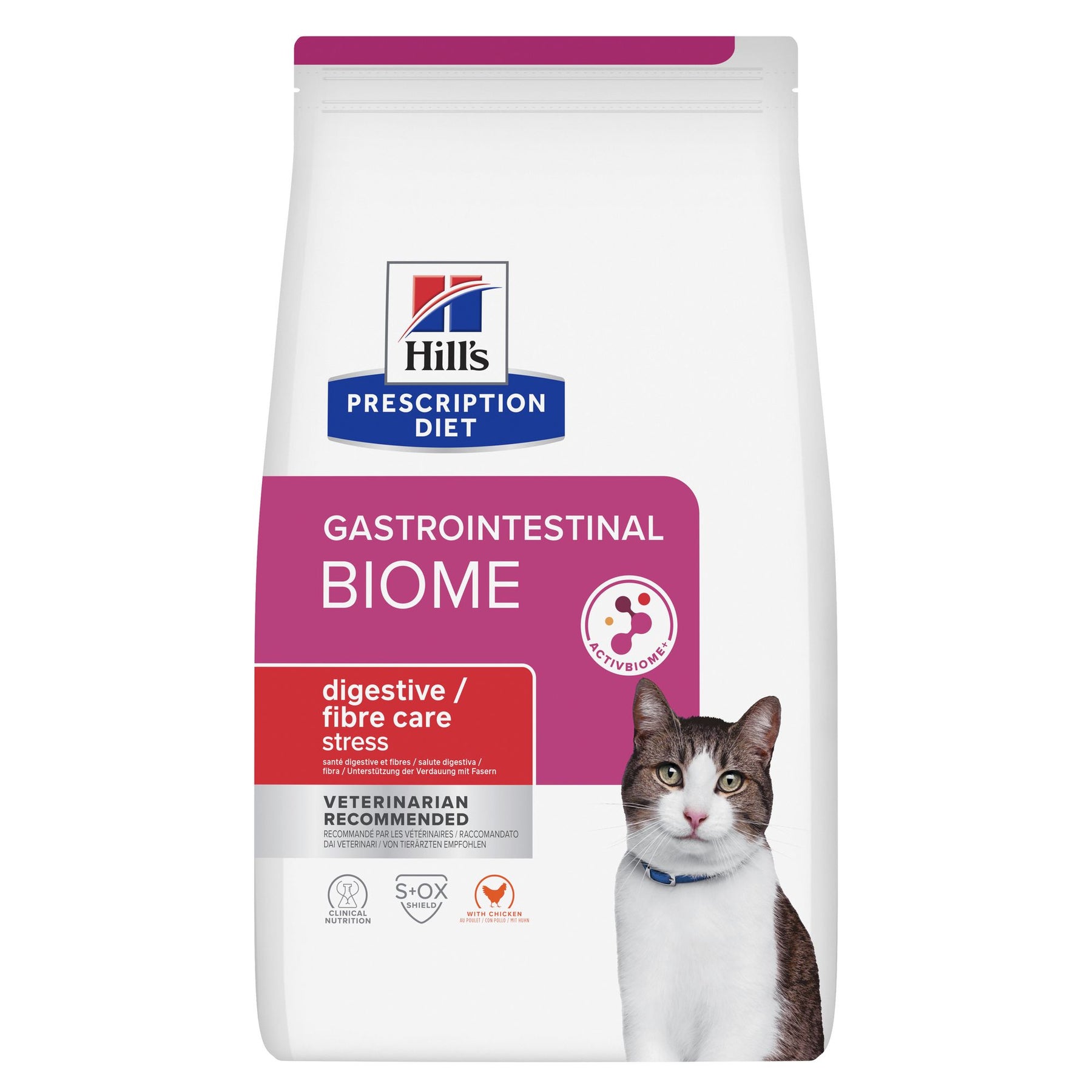 Gastrointestinal Biome Stress Katzenfutter mit Huhn Packshot